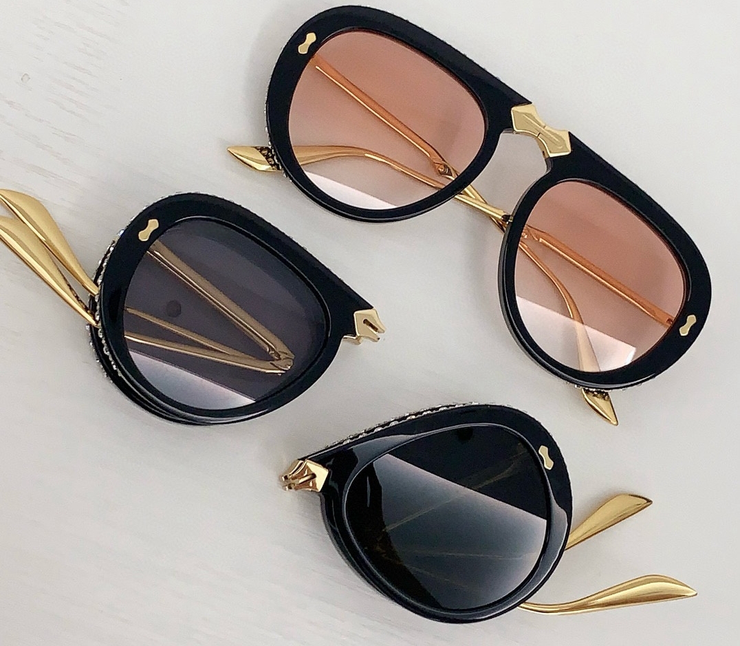 Special Designers Sunglasses For Men and Women Popularity 0307 Outdoor Beach Fashion Style Anti-Uultraviolet Plate Metal Cateye Full Frame Retro Goggl