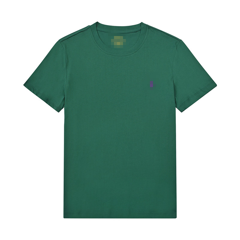 Luxury Moving Designer Men's T-shirt Short sleeved Summer Boutique High Quality T-shirt Pure Cotton Embroidered Pony Brand Pattern Size S-XXL