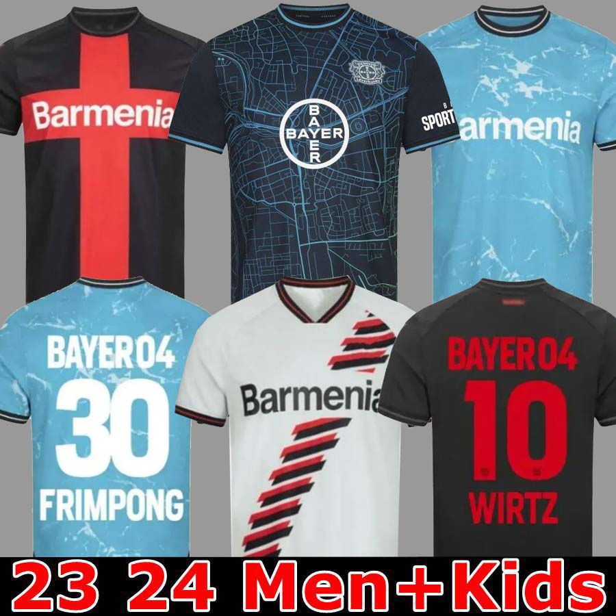 2023 2024 Bayer 04 Leverkusen Soccer Jerseys 23 2024 Home Away third DEMIRBAY Wirtz BAKKER BAILEY HOME CH Aranguiz Paulo Schick Football Shirt Kits