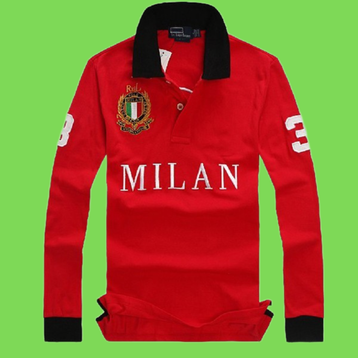 Mens designer long Men039s TShirts sleeve polos t shirts with embroidery technology cotton fashion casual polos shirt