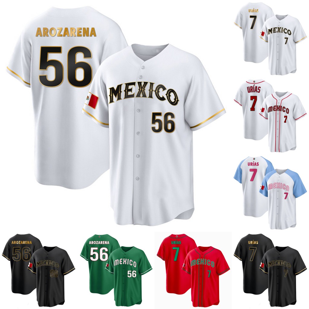 Team Mexico Jersey Randy Arozarena Luis Urias World Baseball Classic Adrian Martinez Alek Thomas Rowdy Tellez Alan Trejo Jarren Duran Alex Verdugo