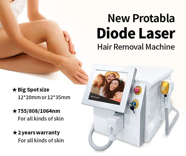 Desktop Ice Cool Painless Permanent Hair Removal Machine 755 808 1064 Hair Removal Laser Skin Rejuvenation Machines