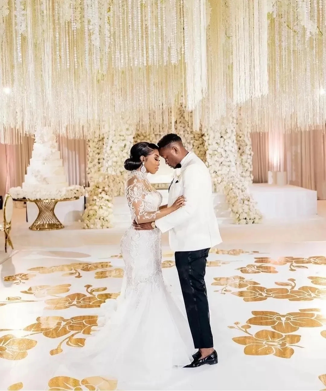 Plus Size Arabic Aso Ebi Lace Beaded Mermaid Wedding Dress High Neck Sheer Neck Long Sleeves Vintage Sexy Bridal Gowns Dresses