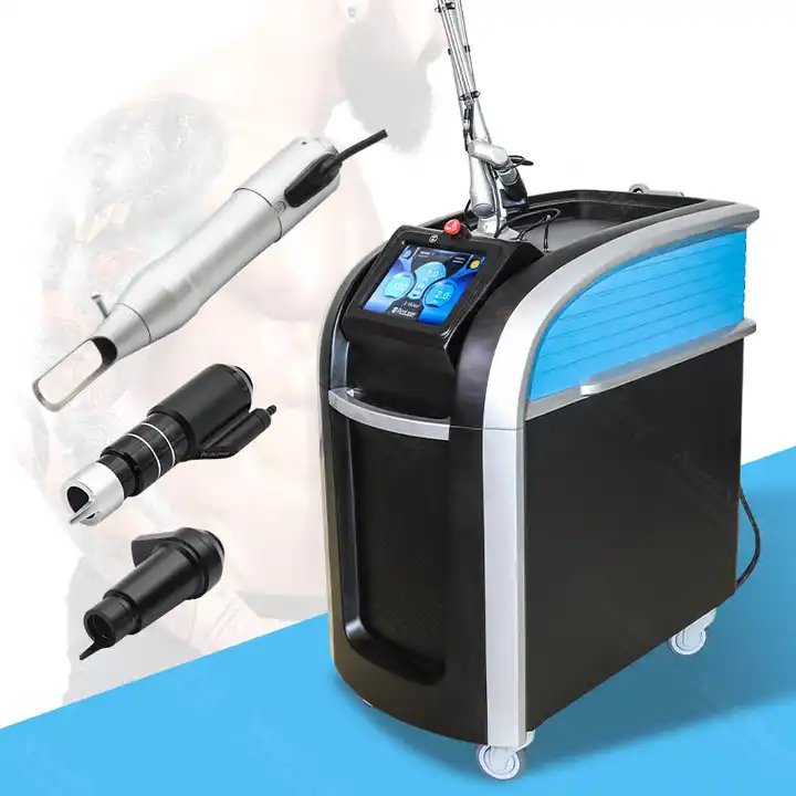 2024 New Model Nd Yag Picosecond Laser Fast Painless Tattoo Removal Mole Spot Elimination Super Picolaser Skin Whitening Carbon Peel Salon
