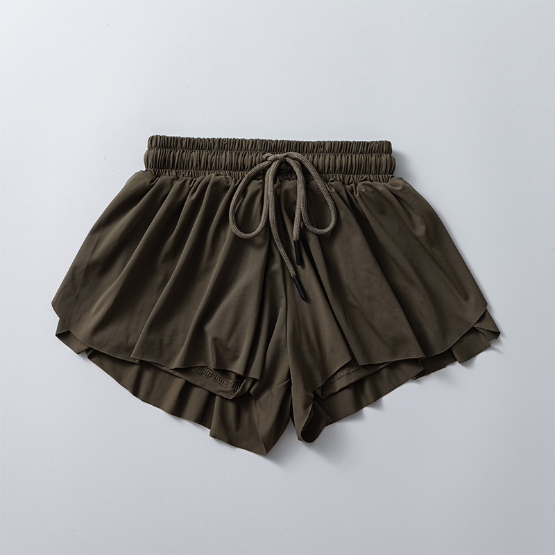 Girls And Adult Women Yoga Shorts Outfits With Exercise Fitness Wear Short Pants Girls Running Elastic Pants Sports Shorts New Arrivals