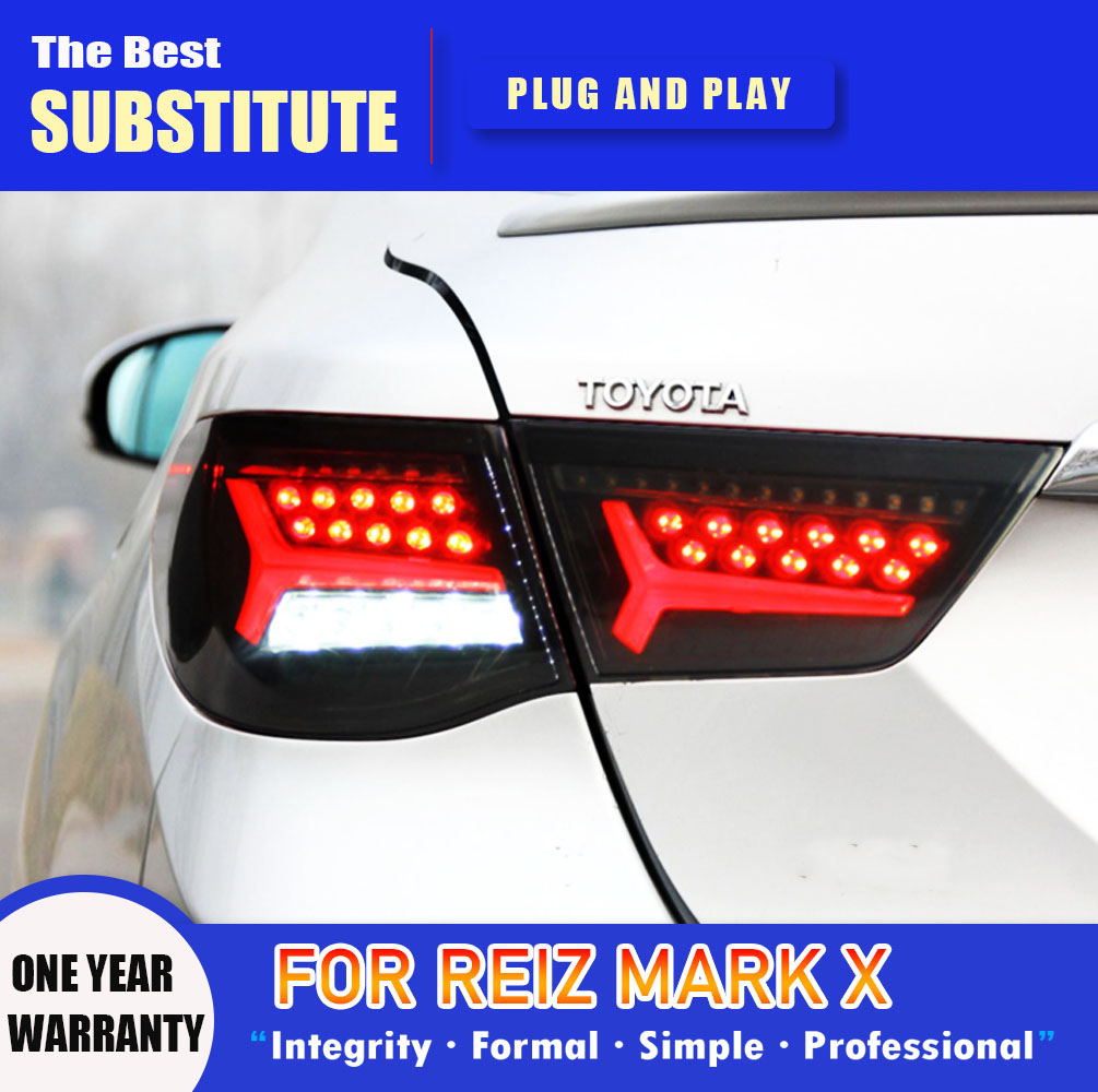 Car Styling Taillight Assembly Brake Reverse Parking Running Lightings For Toyota Reiz Mark X LED Tail Light 11-13 Streamer Turn Signal