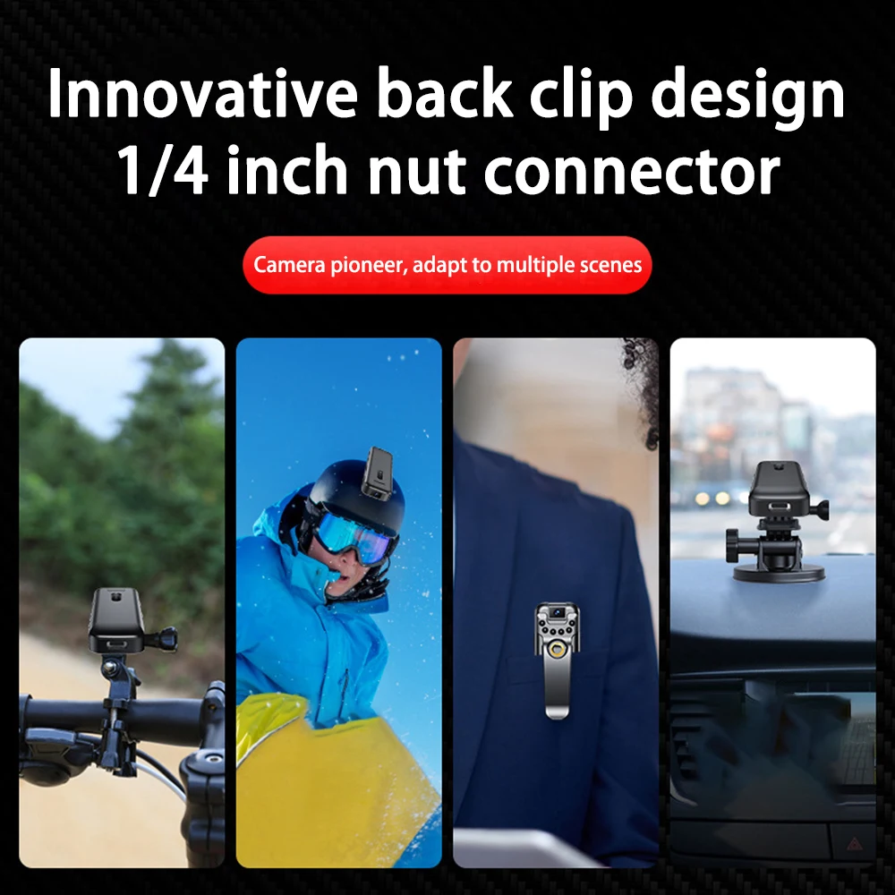 Full HD 1080P Mini Camera Infrared Night Vision Small Body Camera Outdoor Sports DV DVR Surveillance Camcorder Video Recorder