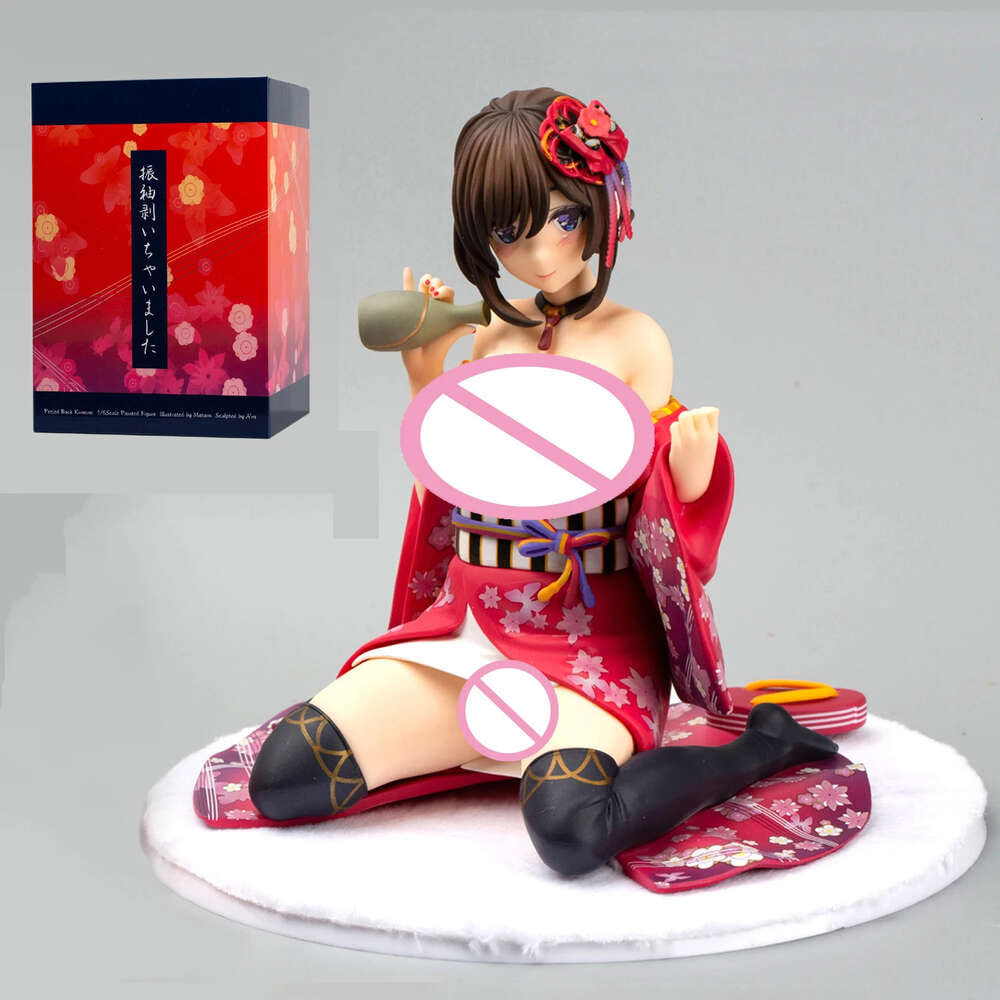 Anime Manga 1/6 Native Pink Cat Skytube Mataro Kimono Anime Girl PVC Action Figure Toy Game Statue Adult Collection Model Doll Gift