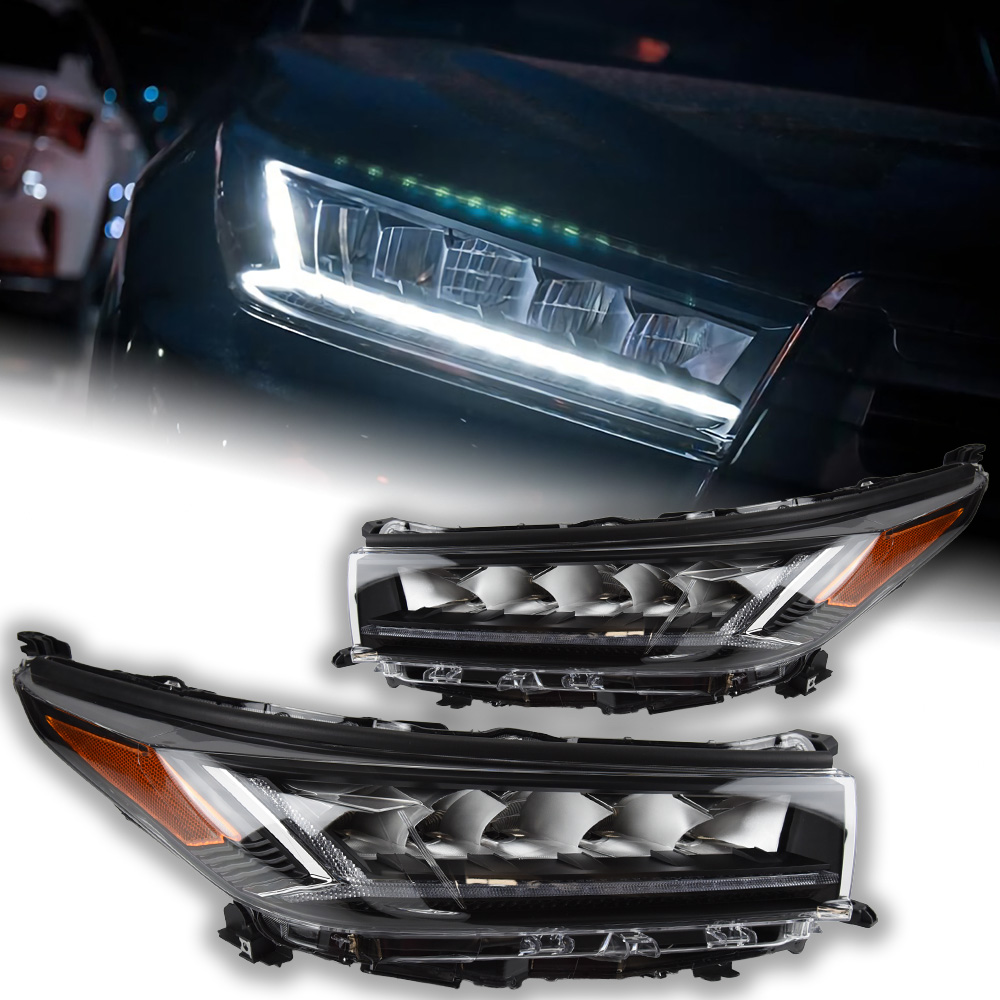 Car Styling for Toyota Highlander 20 18-20 20 Kluger LED Headlight DRL Animation Blue Running Lights Dynamic Signal Assembly