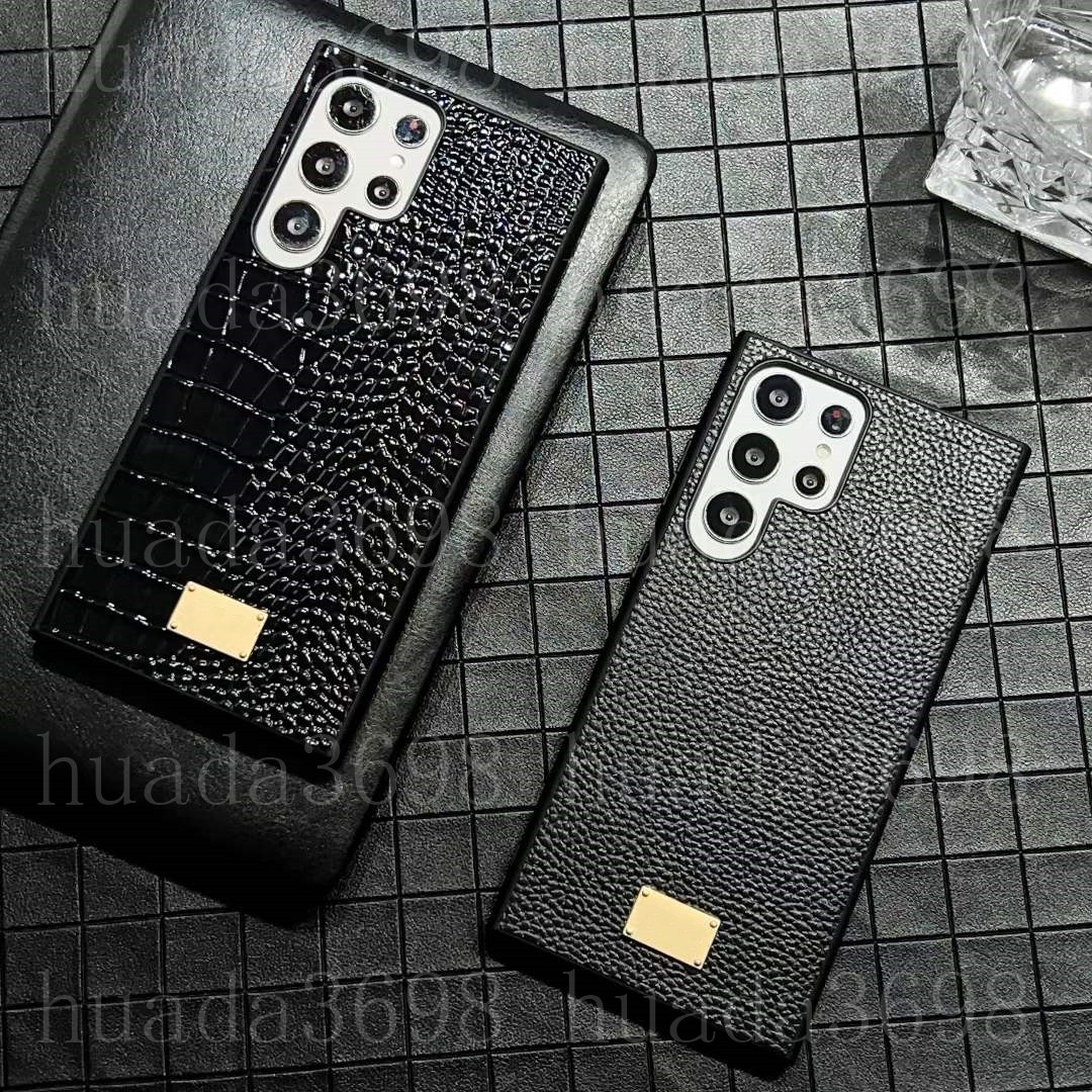 Fashion Designer Phone Cases For iPhone 18 17 16 15pro max 14 15Plus 11 12 13 14 ProMax Crocodile Leather cover PU leather shell Samsung S25 S24 S23 S22 ULTRA NOTE 20