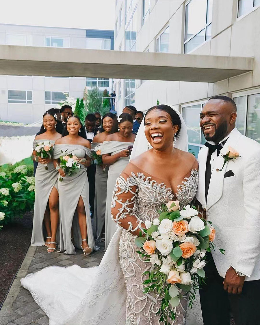 Mermaid Sexy Hot Wedding Dresses Detachable Train Sheer Long Sleeves Beaded Lace Appligued Bridal Gown Custom Vestidos De Novia 0914