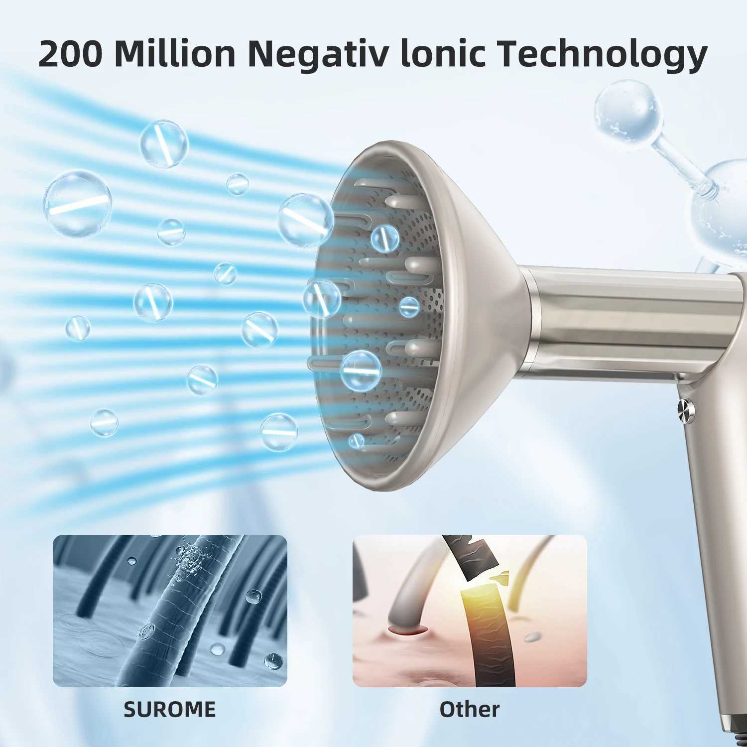 Hair Dryers 5 In 1 Hair Dryer Air Curler High Speed 110000RPM Brushless Hairdryer Negative Ionic Hair Care Blow Dryer Curling Wand 240401