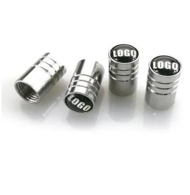Car-styling Tire Valve Caps For Fiat Punto Abarth 500 124 Stilo Ducato Palio Badge Car Styling
