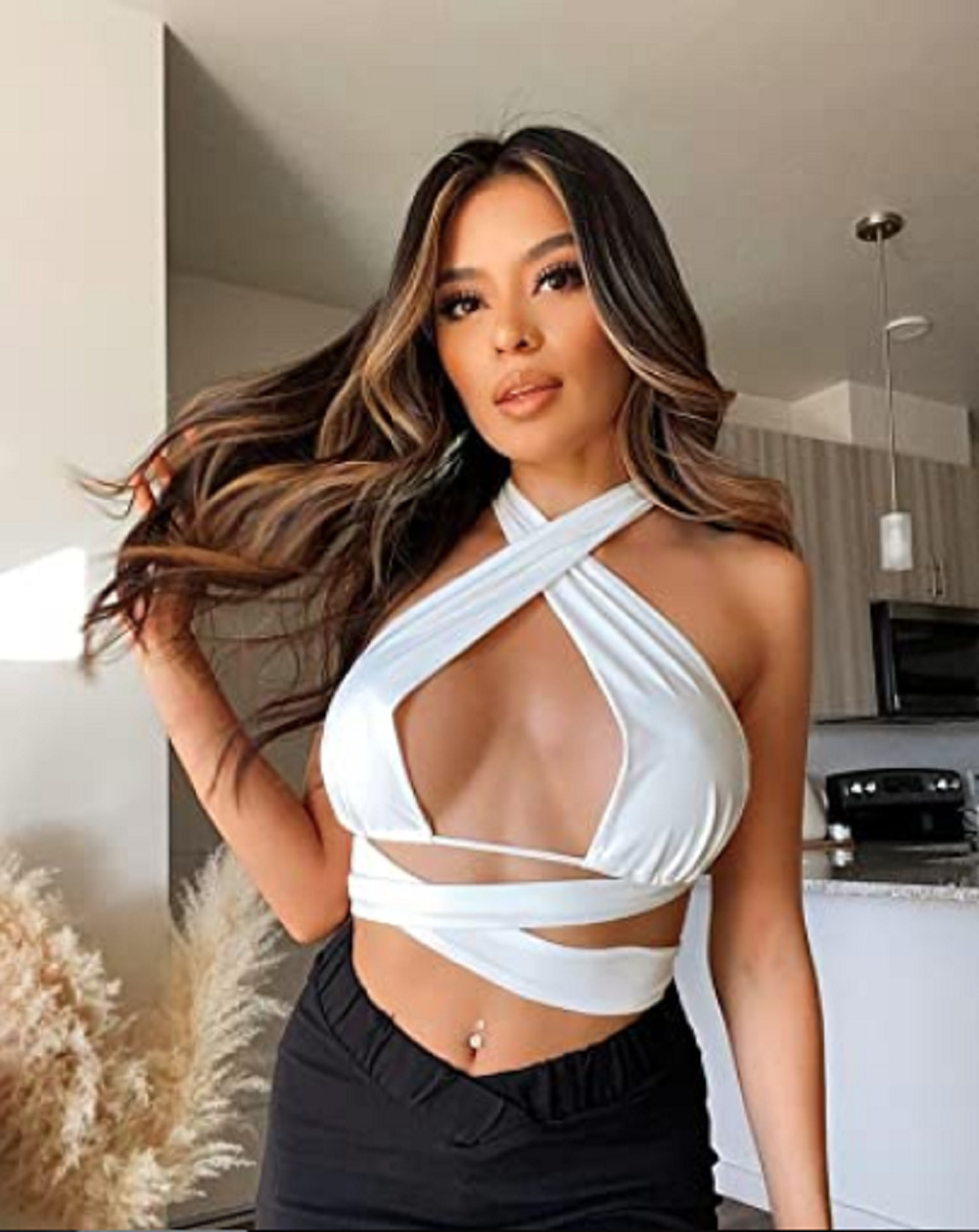 Long Deep Wave Full Lace Front Wigs Human Hair Curly Female Synthetic Women Hair Lace Wigs Fast Shipping