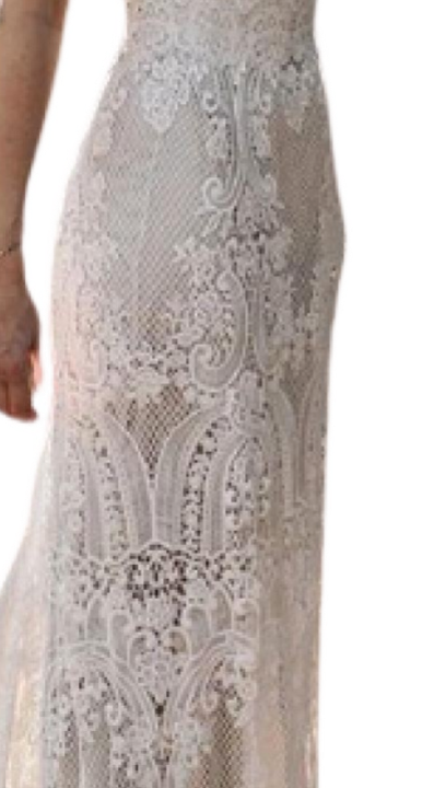 Vintage Berta Full Lace Mermaid Wedding Dresses Bridal Gowns V Neck Cap Sleeve Bohemian Beach Garden Custom Made vestido de n