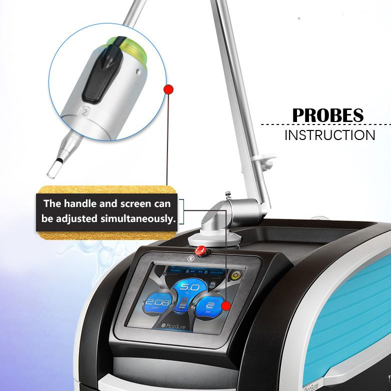 2024 New Model Nd Yag Picosecond Laser Fast Painless Tattoo Removal Mole Spot Elimination Super Picolaser Skin Whitening Carbon Peel Salon