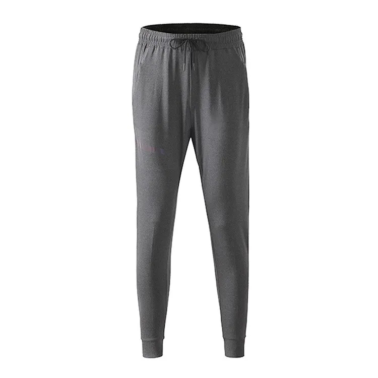 Men Jogger Long Sport Yoga Outfit Gym Zipper Pockets Sweatpants Jogging Pants Mens Casual Elastic Waist Fiess Size M-3XL L851