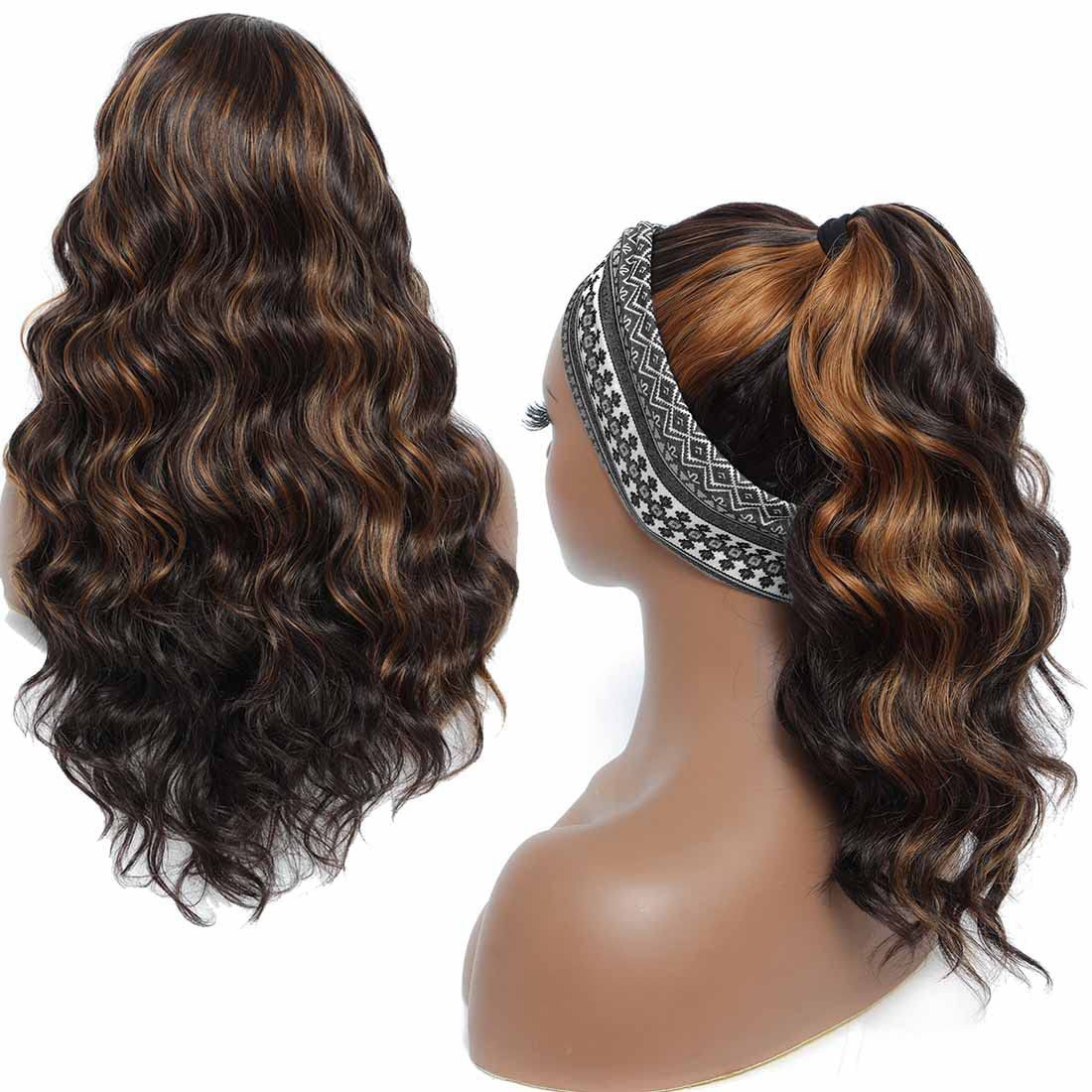 Long Deep Wave Full Lace Front Wigs Human Hair Curly Female Synthetic Women Hair Lace Wigs Fast Shipping