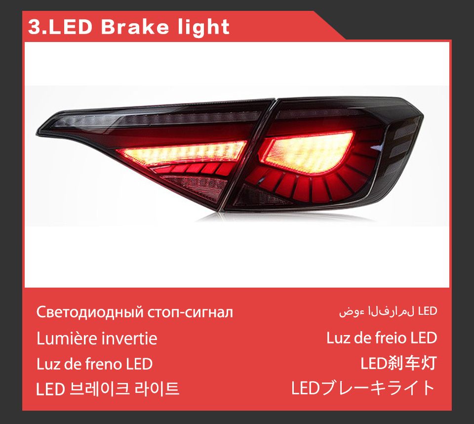 LED Turn Signal Tail Lamp for Honda Civic X G11 Car Taillight 2021-2022 Rear Brake Reverse Light Automotive Accessories