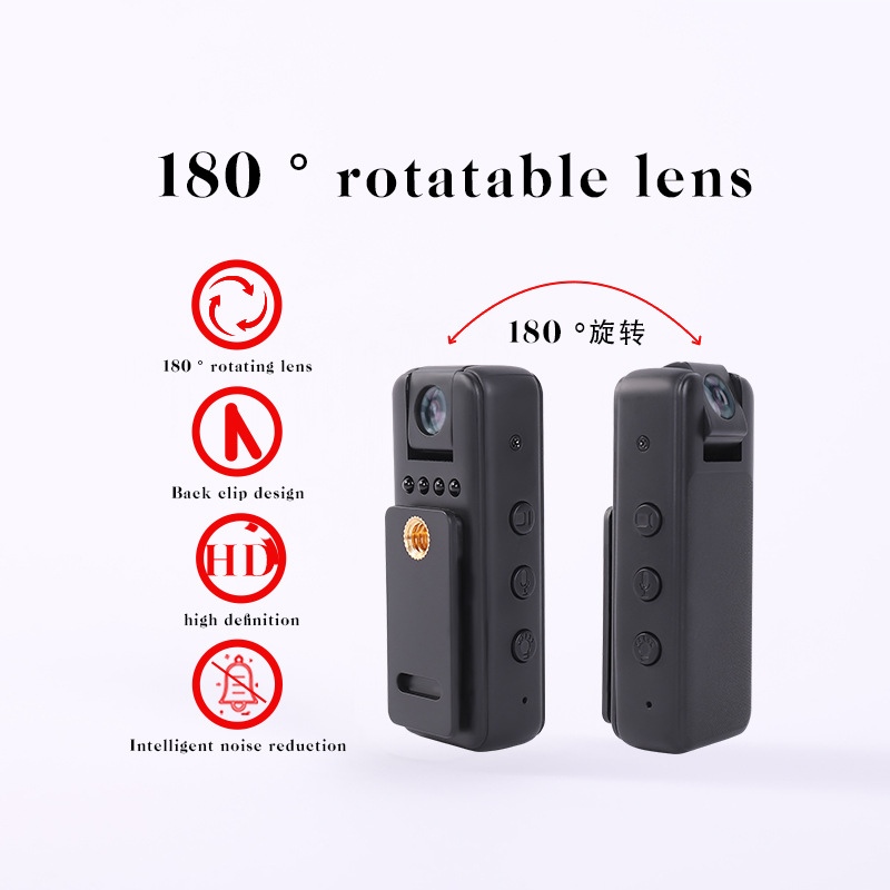 Action Camera HD 1080P Camera Recording All-in-one Infrared Night Vision Wireless Camera Rotating 180 degree Lens Camera