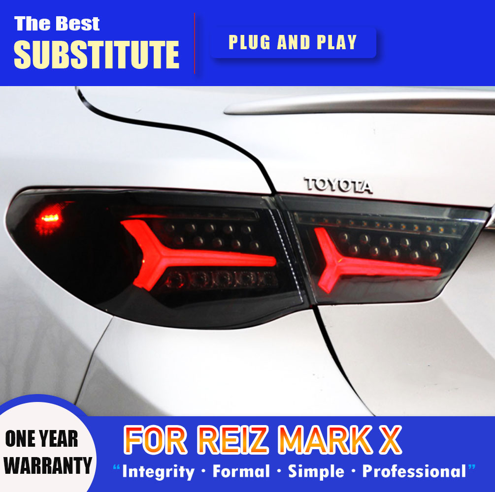 Car Styling Taillight Assembly Brake Reverse Parking Running Lightings For Toyota Reiz Mark X LED Tail Light 11-13 Streamer Turn Signal
