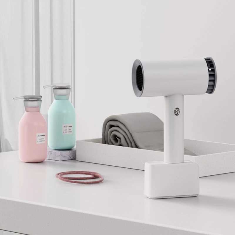 Hair Dryers 15600mAh Wireless Hair Dryer Portable Rechargeable Hot Cold Wind Hair Dryer Cordless Blow Dryer for Painting Outdoor Camping Pet 240401
