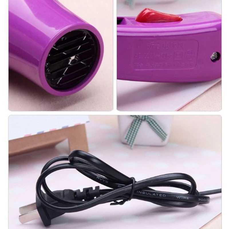 Hair Dryers Foldable Portable Mini Hair Blow Dryer 850W Traveller Hair Dryer Compact Blower Power Adapter Converter Voltage Transformer 240401