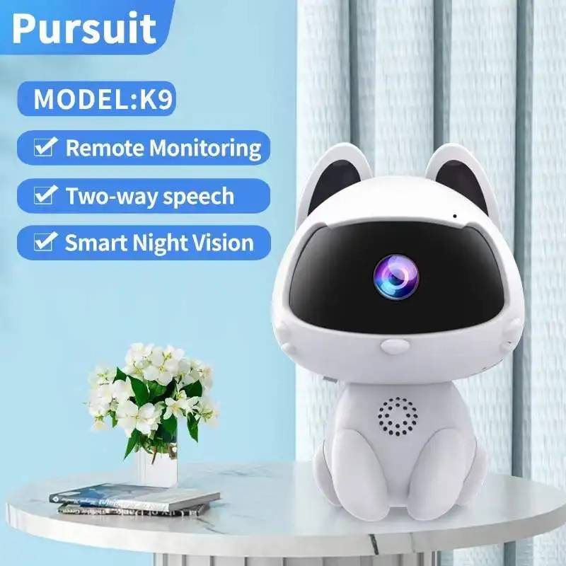 V380 Cat 1080P HD Wireless IP Dome Camera WiFi Camera HD Night Vision Remote Viewing Two Way Intercom Alarm Baby Pet Monitor