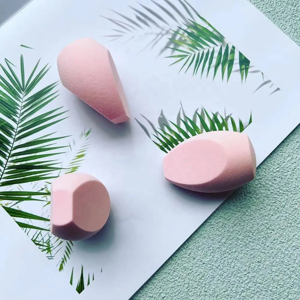 50pcs Custom OEM Latex Free Cosmetics Makeup Sponge Set puff Cotton Soft Beauty Sponge makeup blender Private Label 240220