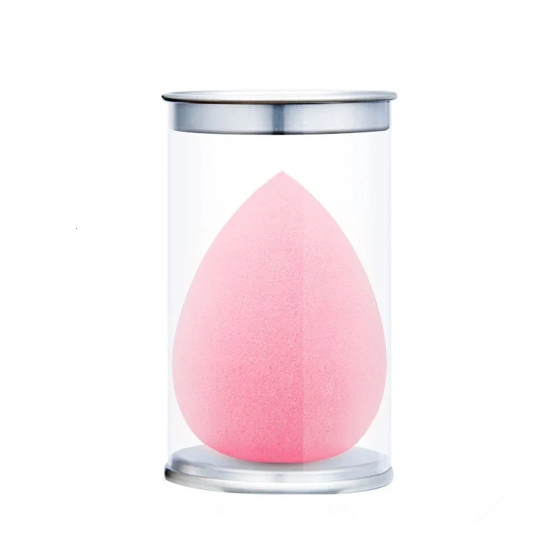 25pcs Custom Beauty Egg Cosmetic Blender with box Customize Make Up Private Label Latex Free Clear Box Makeup Sponge 240220