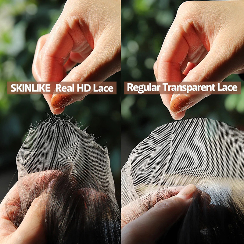 Indian Raw Virgin Human Hair HD 5X5 6X6 7X7 13X4 13X6 Lace Frontal Free Part Swiss Lace Closures Natural Color 12-24inch