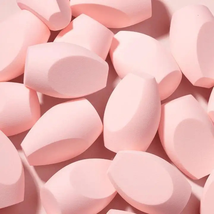50pcs Custom OEM Latex Free Cosmetics Makeup Sponge Set puff Cotton Soft Beauty Sponge makeup blender Private Label 240220