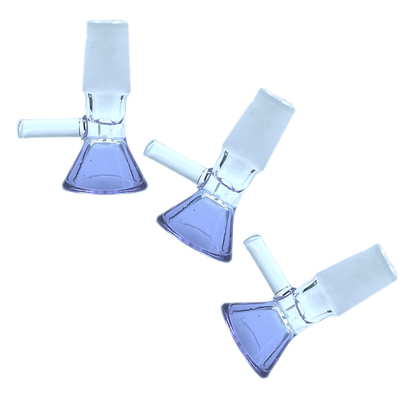 Thick Glass Bowl For Hookah 14mm 18mm Male Joint Colour Funnel Bowls Smoking Piece Tool For Tobacco Bong Oil Burning Water Pipe