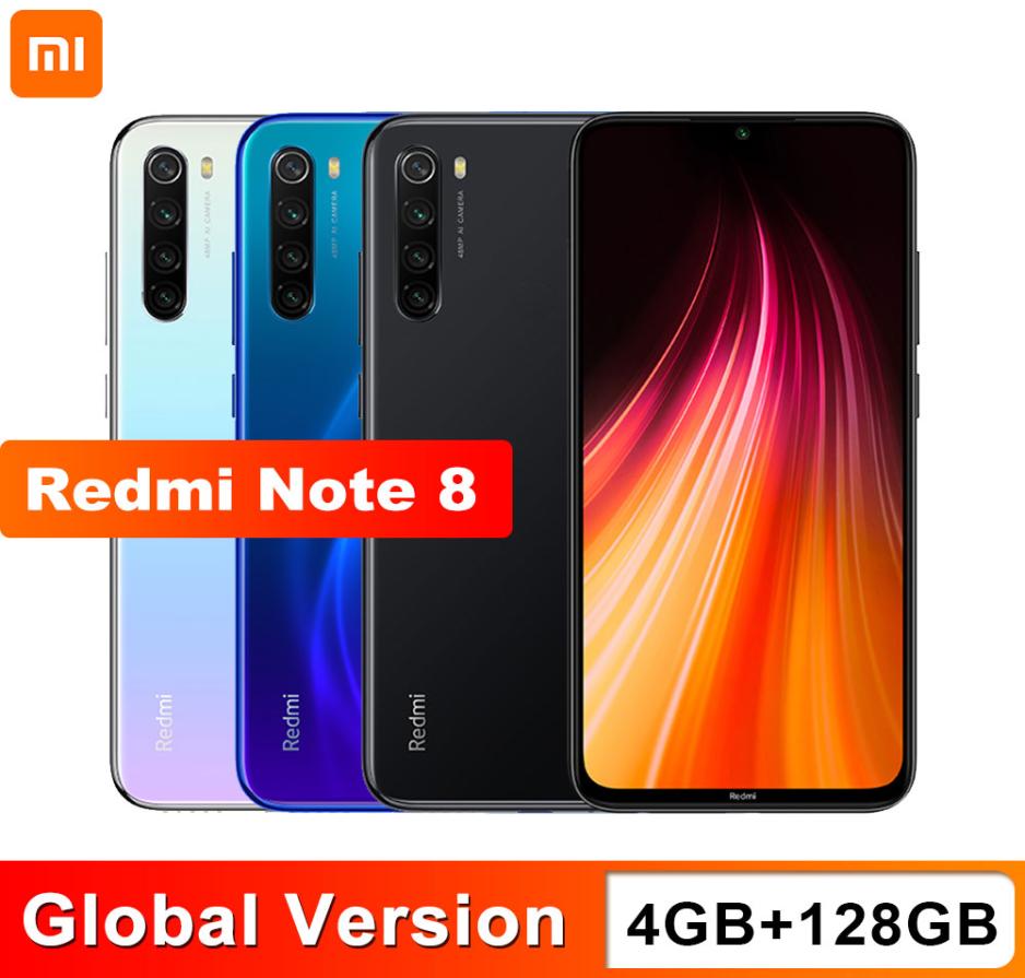 Version Global Xiaomi Redmi Note 8 4GB 128GB Snapdragon 665 Octa Core Smartphone 63 Inches 48MP Quad Rear Camera MobilePhone3385196