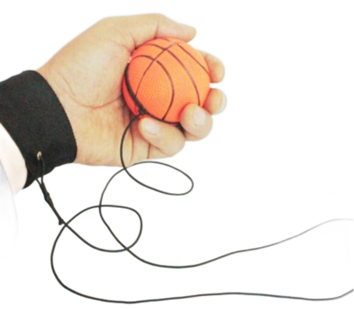 new arrivaL Random 5 Style Fun Toys Bouncy Fluorescent Rubber Ball Wrist Band Ball