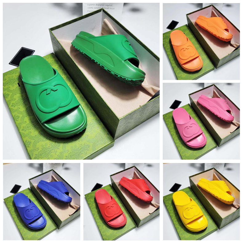Designer Slippers Luxury Womens Summer Sandals Letter Sliders Chunky Pool Slipper Matsutake Thick Bottom Slipper Outdoors Massage Beach Platform Sliders Shoes