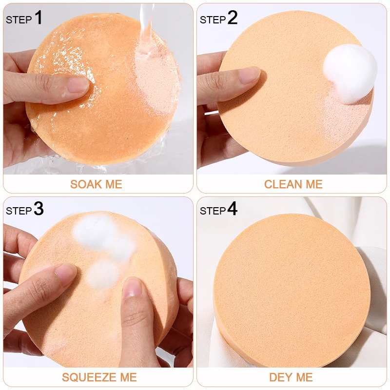 20/50Pcs Soft Makeup Foundation Blender Face Sponges Smooth Powder Puff Cosmetic Sponge Beauty Makeup Tool Accessories 240220
