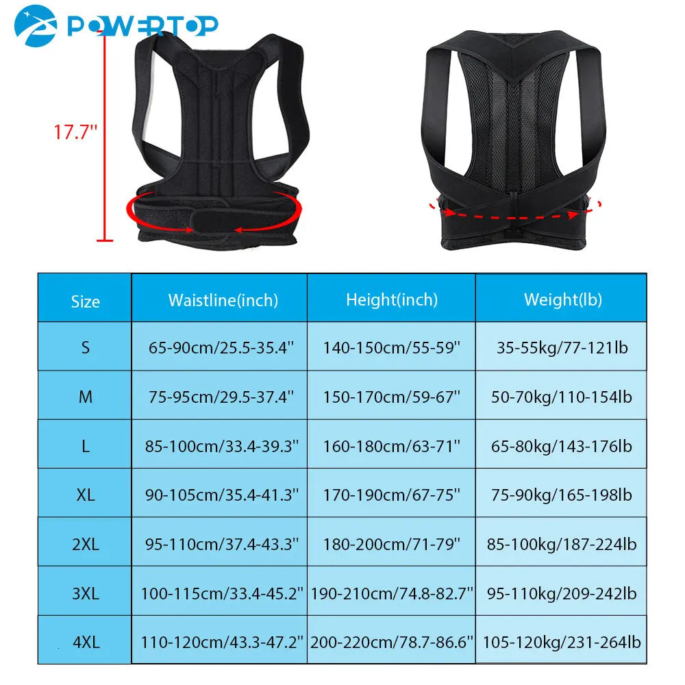 Alloy Bar Posture Corrector Scoliosis Back Brace Spine Corset Shoulder Therapy Support Posture Correction Belt Orthopedic Back 240222