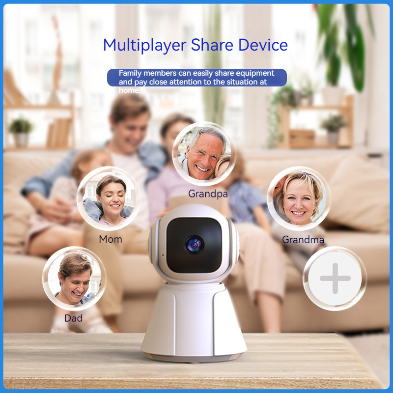 D2 Battery Camera Wireless Network Intelligent Security Indoor Remote Night Vision High-definition Home Monitoring IP Camera