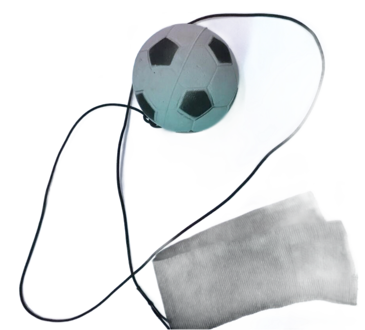 new arrivaL Random 5 Style Fun Toys Bouncy Fluorescent Rubber Ball Wrist Band Ball
