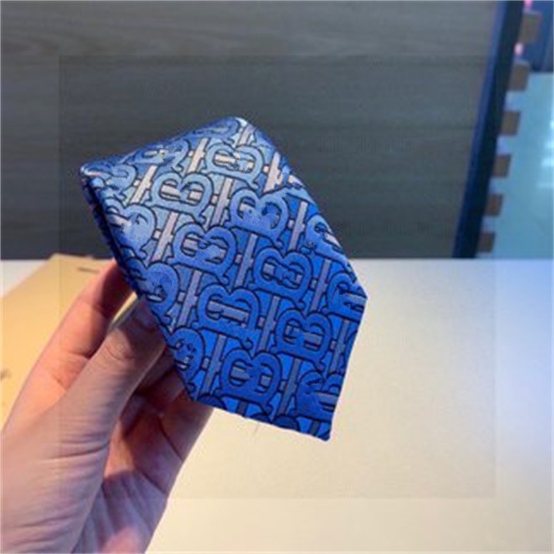 2024 Mens Printed 100% Tie Silk Necktie black blue Aldult Jacquard Party Wedding Business Woven Fashion Design Hawaii Neck Ties box