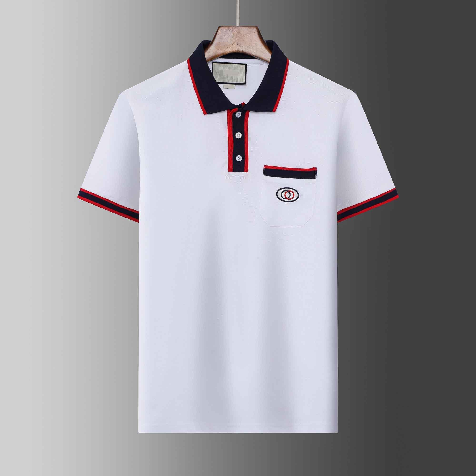 Fashion summer designer polo shirt men's and women's luxury GG polo shirt letter polo embroidered T-shirt clothing short sleeve T-shirt big T-shirt polo shirt