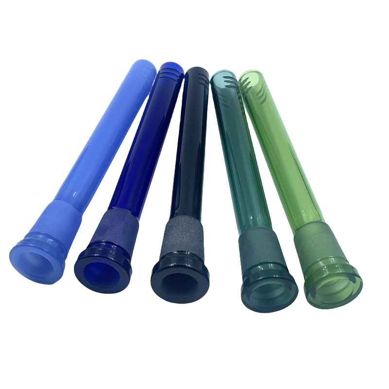 Hookahs Glass Downstem Diffuser 14mm to 18mm Male Female Glass Down Stem For Glass Beaker Bongs Water Pipes