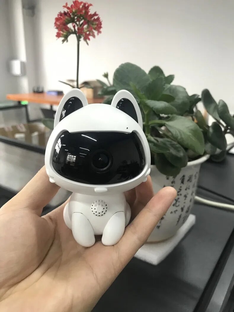 V380 Cat 1080P HD Wireless IP Dome Camera WiFi Camera HD Night Vision Remote Viewing Two Way Intercom Alarm Baby Pet Monitor