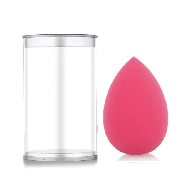 25pcs Custom Beauty Egg Cosmetic Blender with box Customize Make Up Private Label Latex Free Clear Box Makeup Sponge 240220