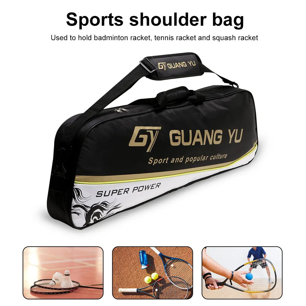 Large Capacity Tennis Racket Bag Badminton Backpack Waterproof Gym Sport Equipment Storage Competition Shoulder 240223