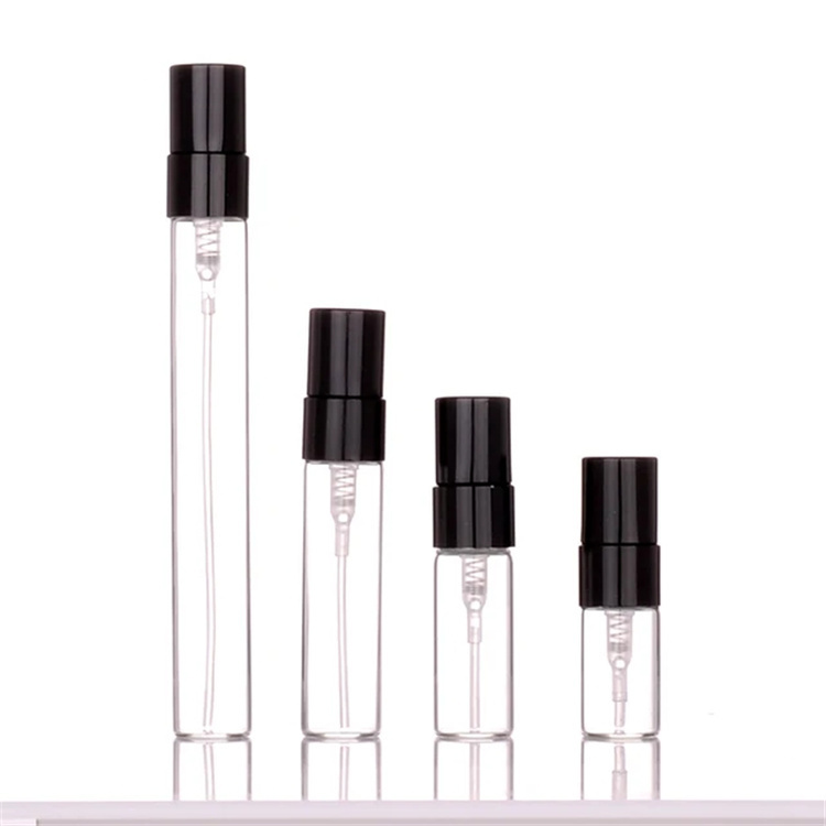 Perfume Tester Vial 2ml 3ml 5ml 10ml Glass Vials Refillable Empty Perfume Samples Mini Glass Spray Bottles