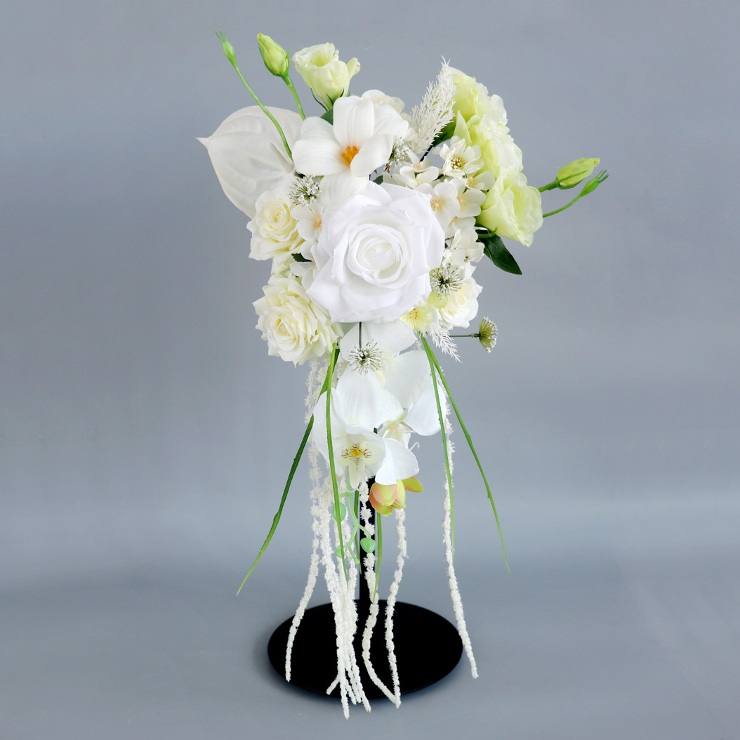 2025 Wedding Bouquets White Wedding Flowers 28*55cm Wedding Accessories