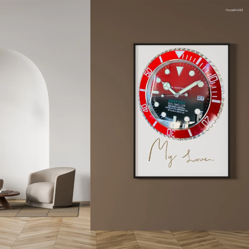 Wall Cloc Clock Modern Design Home Decor Large Living Role Art Digital Watch Reloj De Pared