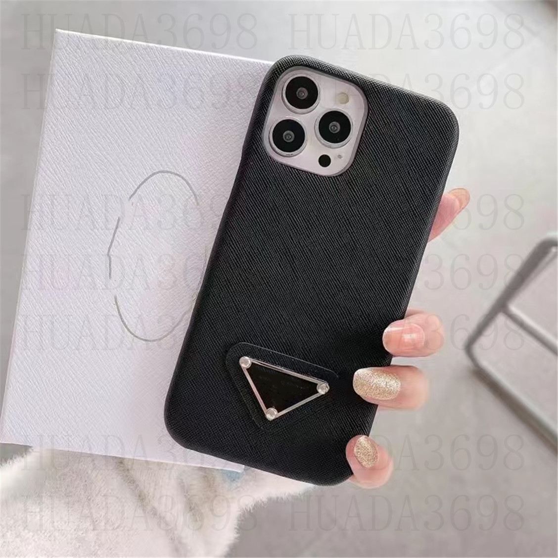Designer Fashion Phone Cases for iPhone 18 17 16 15 14 15Pro 14 14Plus 13 12 11 Pro Max X XR Xs Galaxy S25 S24 S23 S22 Note 20 Luxury Creative Cross Pattern Leather Cover